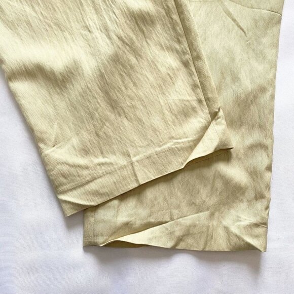 JEAN CLAUDE POITRAS BEIGE POLYNOSIC HIGH RISE TROUSER PANTS - 12 - Picture 8 of 8